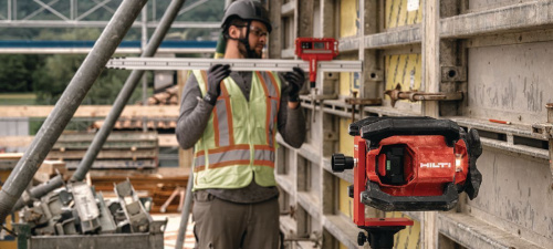 Комплект Ротационный лазер HILTI PR 40-22 (2399578) + ЗУ (2388393) + Батарея (2251351) фото 4