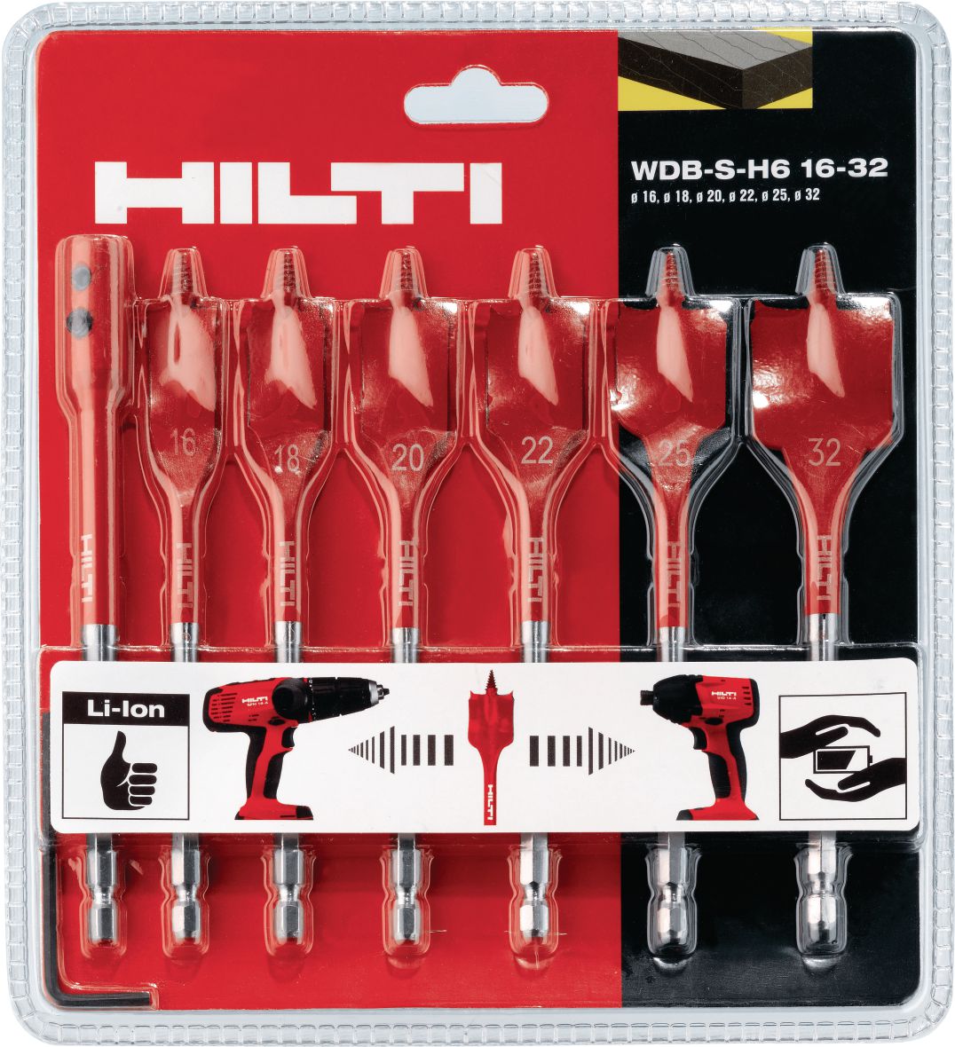 Перьевое сверло HILTI WDB-S-H6